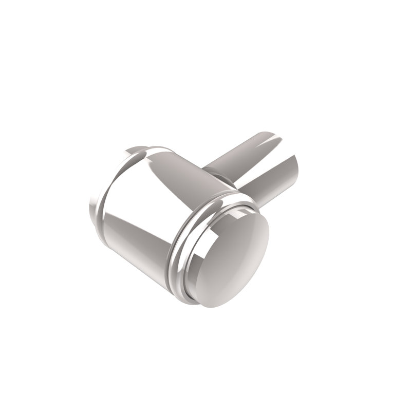 Poignée fantaisie Gober, Chrome poli