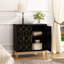 Armoire d'appoint 32 "avec garniture dorée-289095192