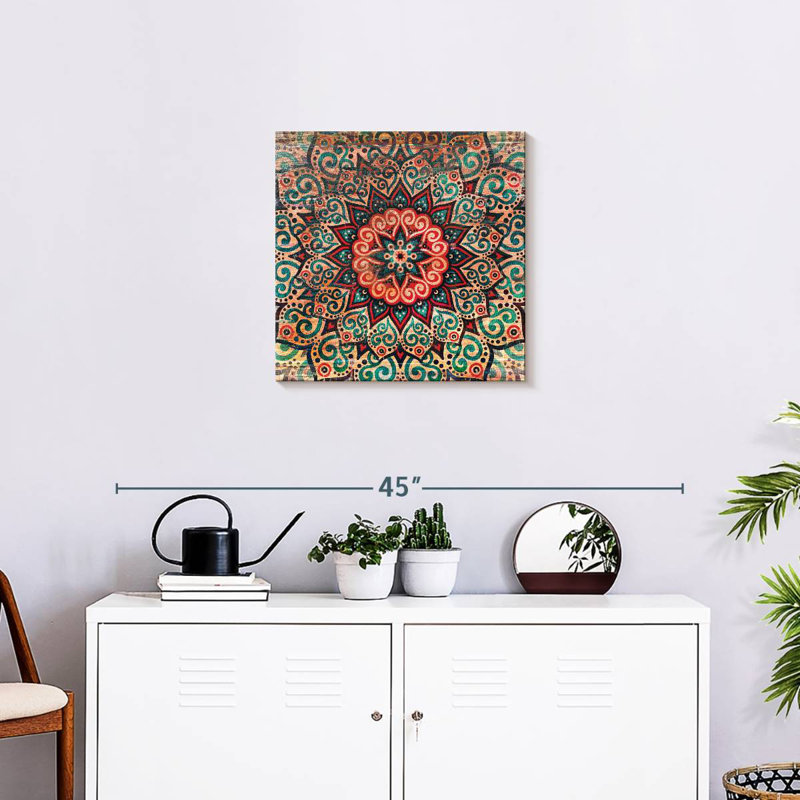 Kerner Arabesque Mandala, 20'' H x 20'' W