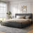 Candler Modern Bed With 4 Storage Drawers And Headboard, Velvet Upholstered Platform Bed, Sturdy Metal & Wooden Slats Support, No Box Spring Needed, Easy Assembly-2000677983-2000677987