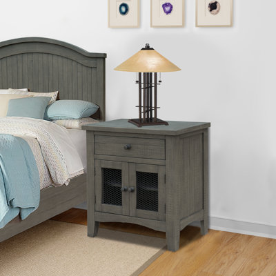 Epes 27'' W Solid Wood Nightstand