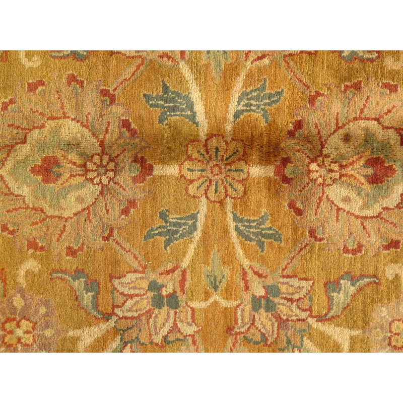 Tapis traditionnel en laine et coton Agra de l'Inde traditionnelle Pasargad - 9 pi x 12 pi