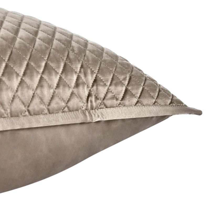 Taie décorative en satin de coton Winthrop, Standard, Naturel