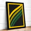 Flowing Lines Geometric - Framed Print-286070911-286070898