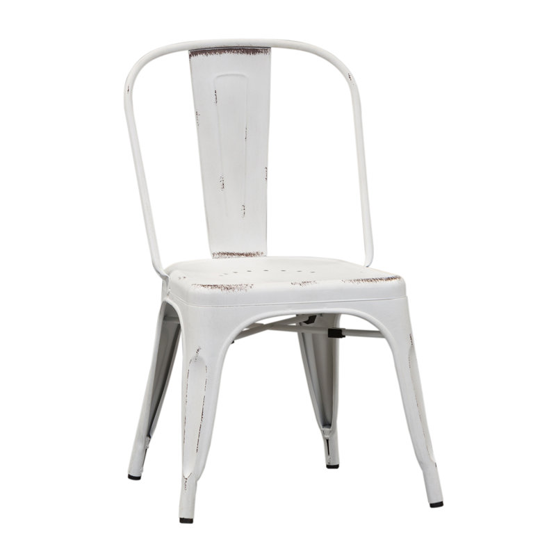 Edmund 17'' H Side Chair, Off White