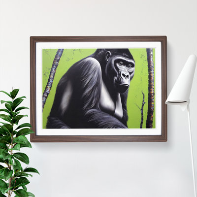Exclusive Gorilla - Single Picture Frame Painting