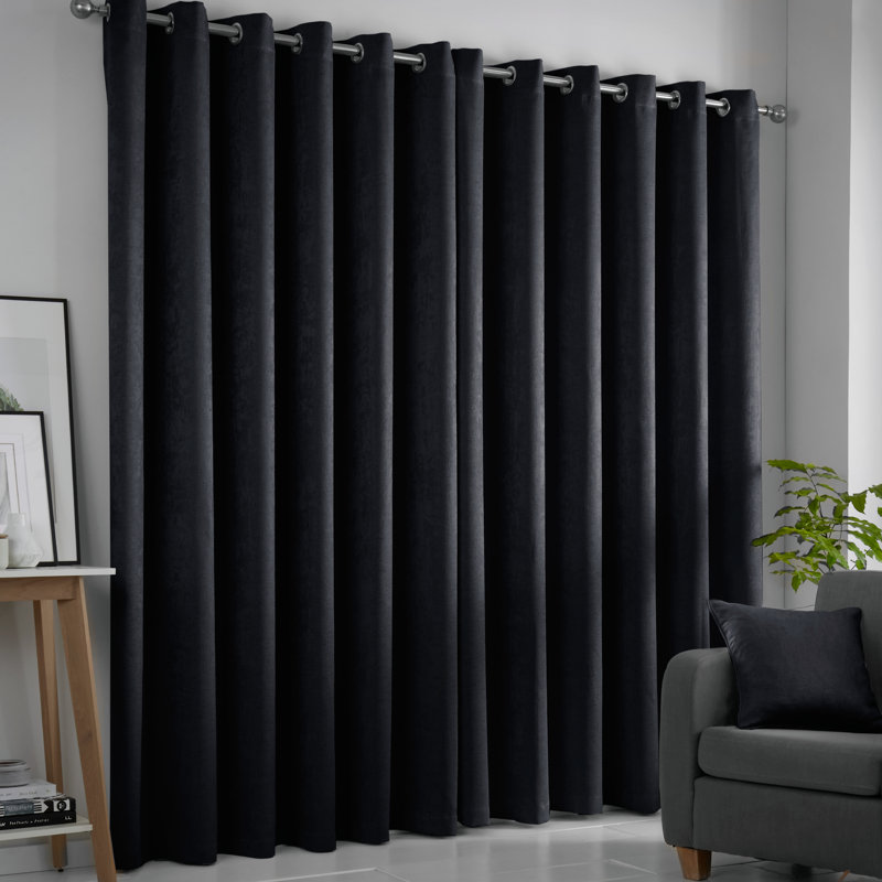 Strata Semi Sheer Curtain Pair, Width 117 x Drop 137 cm