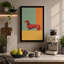 Geometric Dachshund Modern - Wrapped Canvas-690380209-690380216