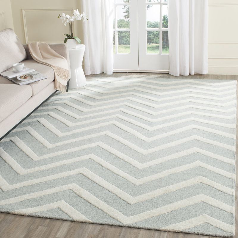 Betton Chevron Wool Hand Woven Area Rug, Rectangle 183 x 274 cm
