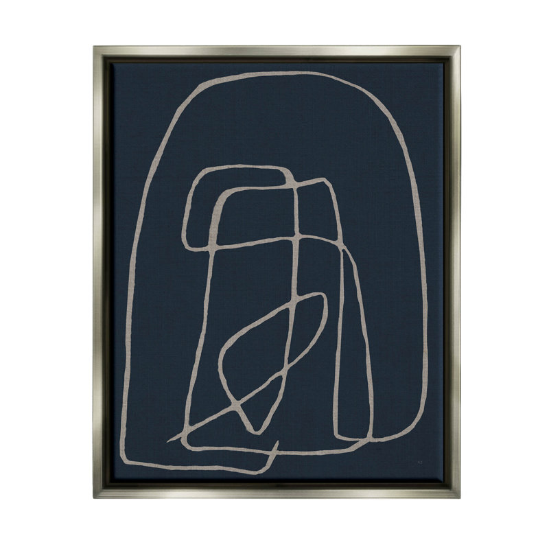 Art moderne de giclée par Susan Jill, Cadre flottant gris lustré, H 21 po x l 17 po x P 1,7 po