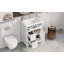 Meuble-lavabo 24 po avec lavabo, meuble-lavabo avec un tiroir rabattable et deux tiroirs, tablette réglable, bois massif et panneau de fibres à densité moyenne-9294085