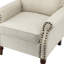 Zellig Traditional Wooden Upholstered Accent Chair-517665712