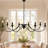 8-Light Dimmable 47" Width Classic/Traditional Chandelier