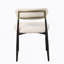 Charmant ensemble de chaises d'appoint en tissu et en métal pour des espaces élégants-1974605893