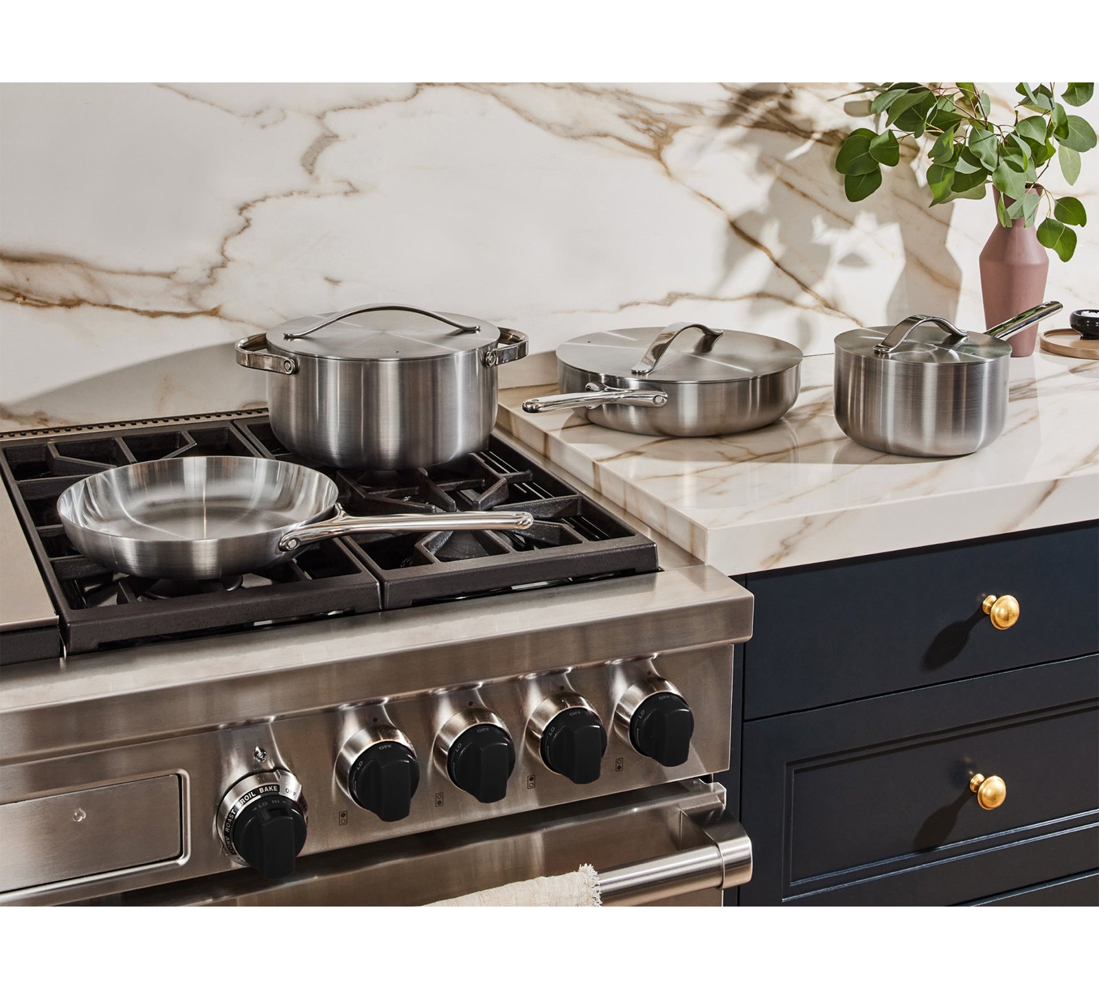 Caraway Stainless Steel Cookware Set