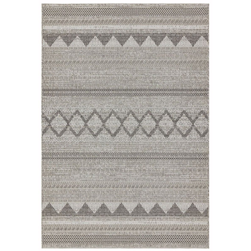 Treanor Rectangle Geometric Flokati Indoor / Outdoor, Rectangle 240 x 340cm