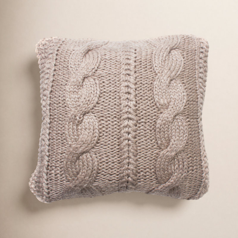 Arvada 20" x 20" Pillow Cover & Insert, Gray