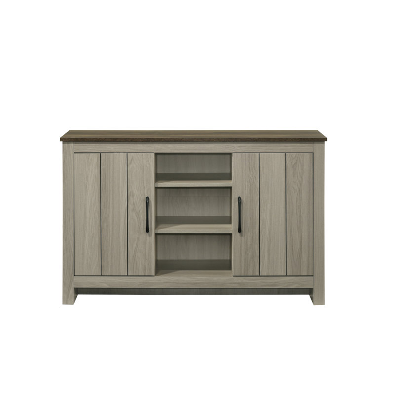 Nyla 47"W Gray Oak Console Table