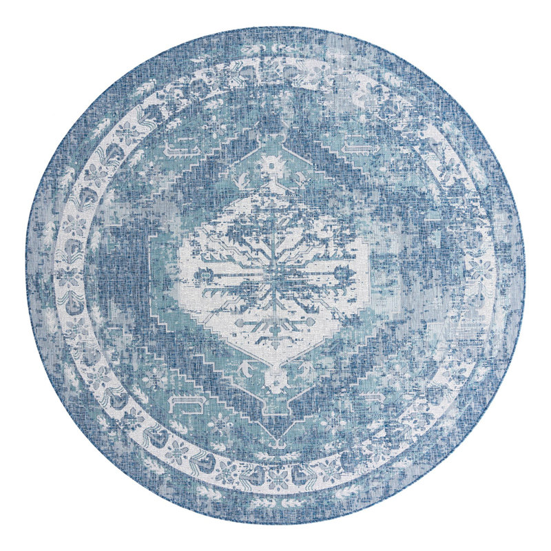 Susan Oriental Indoor / Outdoor Rug, Round 10'