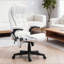 Fauteuil de massage avec dossier chauffant et dossier haut inclinable-1529790586