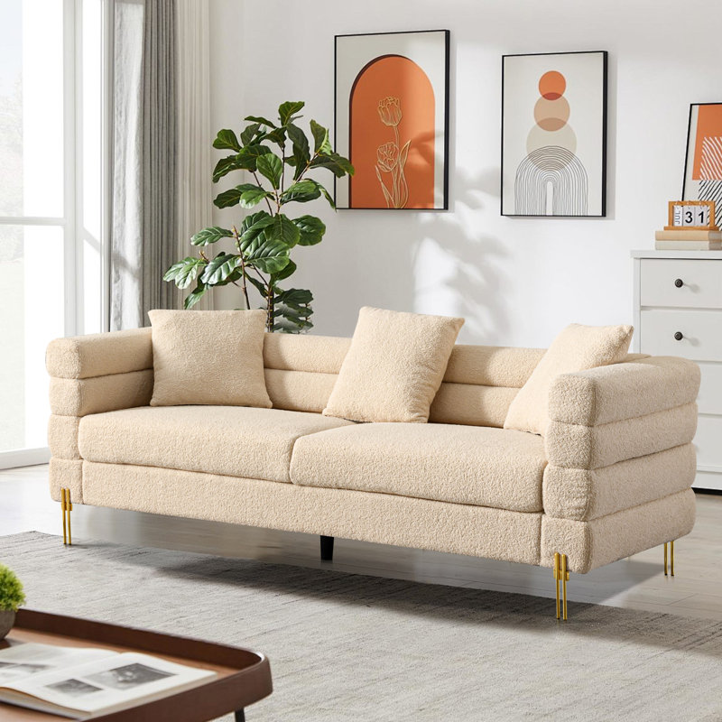 Canapé 86 po, Beige