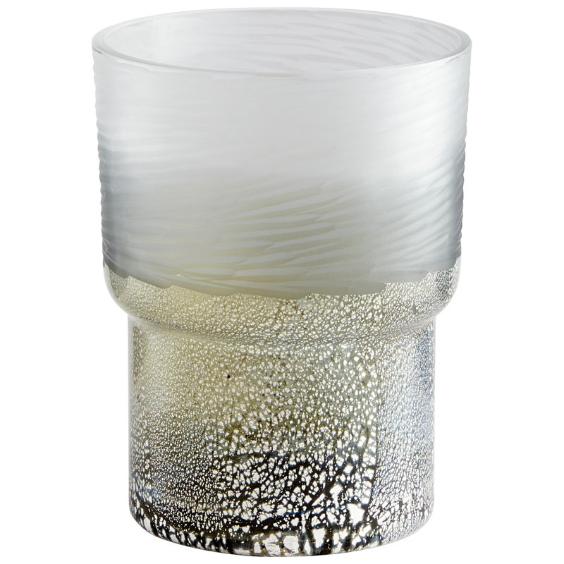 Canyonland Glass Table Vase, 9.5" H x 7.5" W x 7.5" D