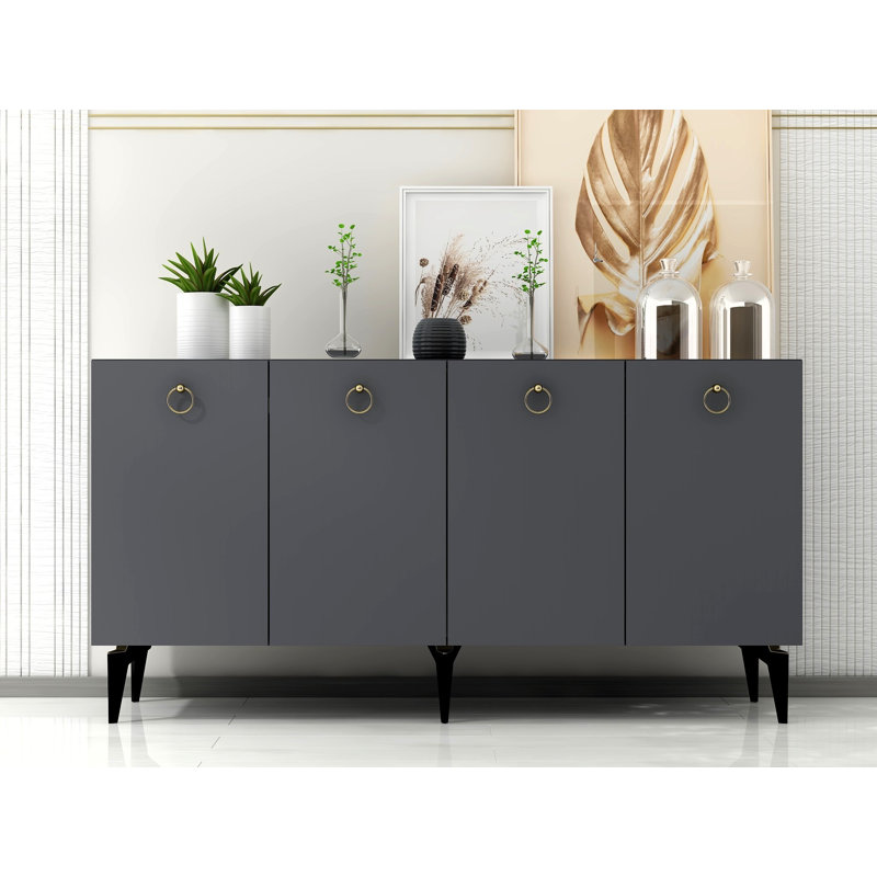 Olivia 79cm Sideboard, Anthracite