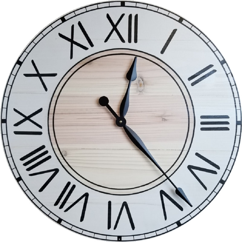 Eliseo Wood Wall Clock, Large
