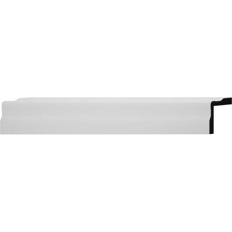 H 1 po x l 1 po x P 96 po, moulure de coin extérieur en PVC TrueCraft, blanc