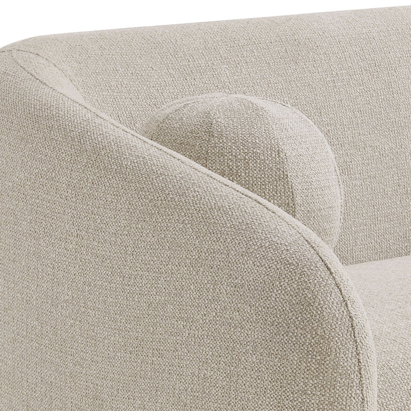 Holland 85" Chenille Fabric Sofa, Dove Gray