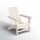 Modern Adirondack High-Density Polyethylene (HDPE) Outdoor Adirondack Chair