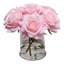 Real Touch Rose Arrangement In Glass Vase-2050133284