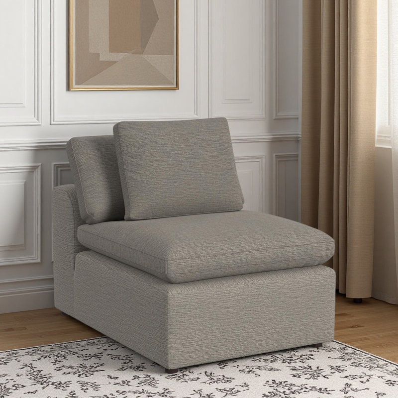 York Modular Armless Chair