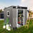 Storage Shed, 6Ft X 5Ft Outdoor Metal Storage Shed With Window Transparent Plate