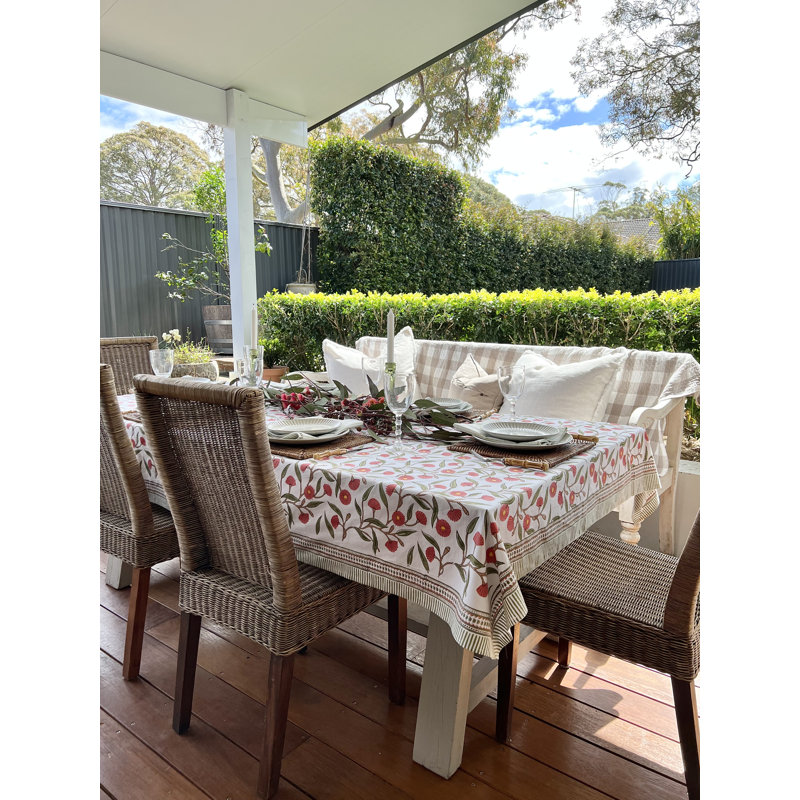 Red Flowering Gums Tablecloth, 108" L x 70" W