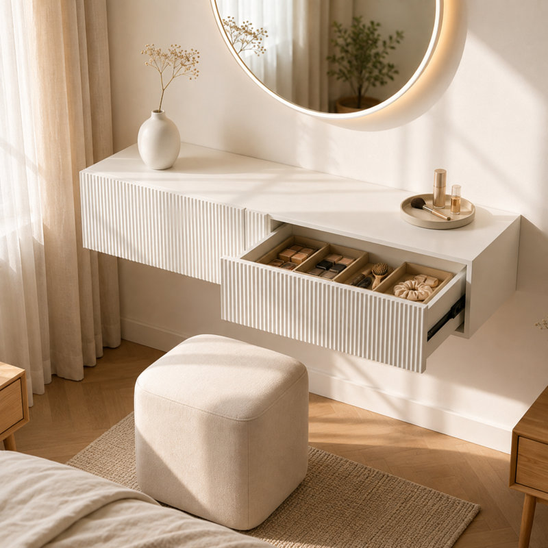 Meuble-lavabo flottant à panneau flottant Modern