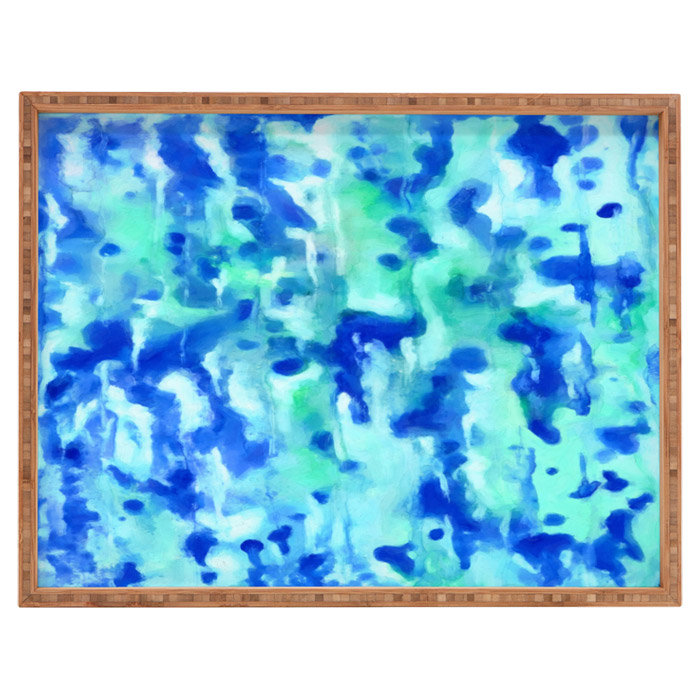 Plateau de table repose-pieds/café abstract
