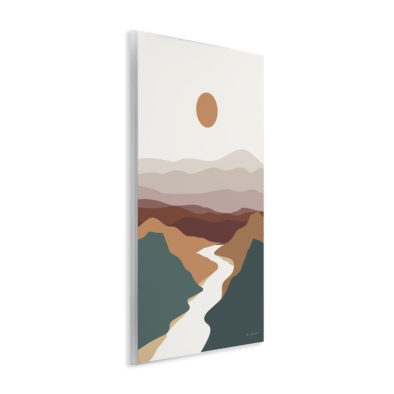 «Natural Mountain Valley» par Omar Escalante, H 15 po x l 10 po