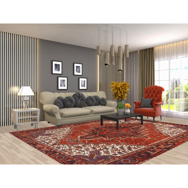 Geometric Traditional Area Rug 8x10