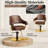 ComfortableSalon Chair With Adjustable Height And Swivel Function, Ergonomic Stylist Chair With Padded Armrests, Elegant Hair Chairs With Premium Leather Upholstery - Allblk-372227574-372227568