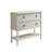 2 Accent Chest With Solid Wood And Antique White Finish For Living Room 2 Drawer Frame Style Space-1164565115