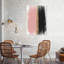 «Blush Around», rose doré, coups de pinceau, rose glamour - peinture sur toile-72476208-72476212