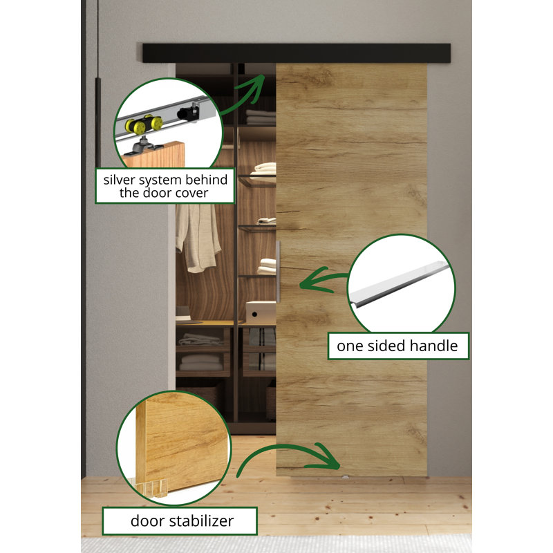 DOOR MALIBU 1, Beige, 102cm x 205cm