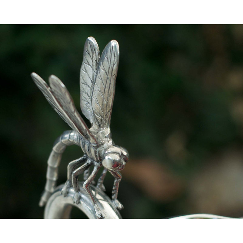 Garden Friends Pewter Salad Bowl