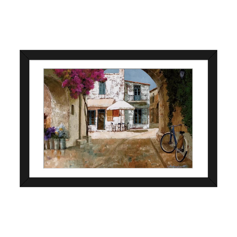 « ramassage des fleurs », reproduction sur toile, H 24 po x l 32 po x P 1 po, Papier d'art encadré noir, Blanc