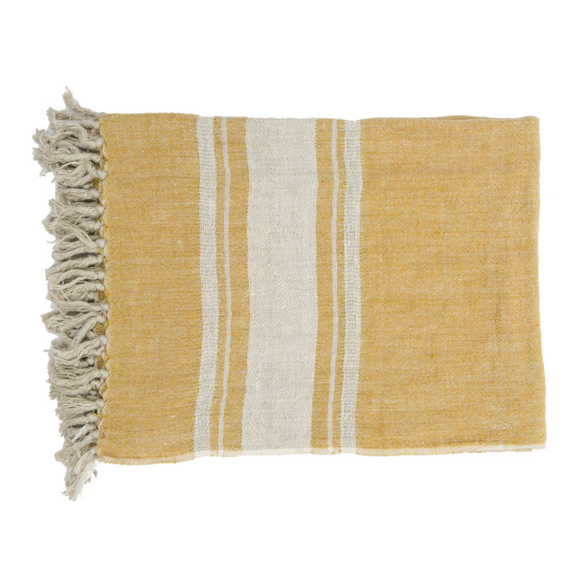 Throw Blanket, Mustard