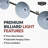 Hathaway 54-in Soft Brushed Stainless Steel 3-Shade Billiard Light – Metal Pool Table Light Fixture with Adjustable Hanging Chains & White Interior Shades – Hardwired Design for Direct Wiring
