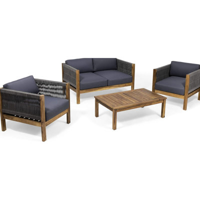 Contemporary Wood Club Chairs With Delicate Weave And Spill- Cushions Ornate Seat
