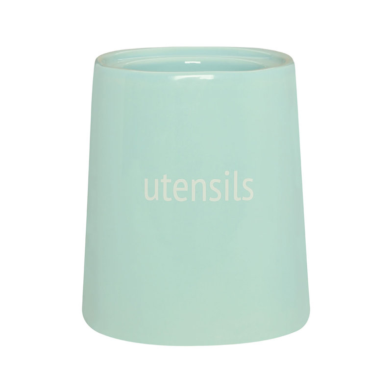 Dolomite Utensil Crock, Blue