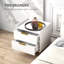 50cm W Engineered Wood Bedside Table-810767665